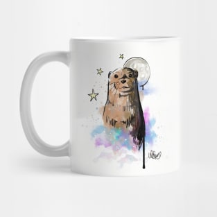 Otter Under the Starry Night Sky Mug